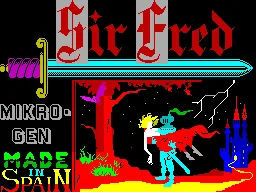 Sir Fred — ZX Spectrum — скриншот