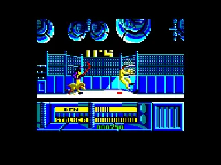 Running Man, The — Amstrad CPC — скриншот