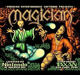 Magician (USA) — Денди/Nintendo — скриншот