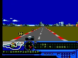 F1 (Europe, Brazil) (En) — Sega Master System — скриншот