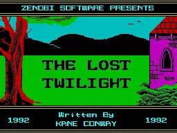 The Lost Twilight — ZX Spectrum — скриншот