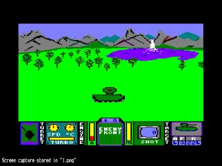 Tank Command — Amstrad CPC — скриншот