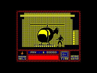 Saboteur — Amstrad CPC — скриншот