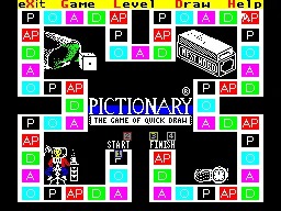 Pictionary — ZX Spectrum — скриншот