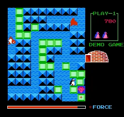 Arctic Adventure - Penguin & Seal (Australia) (Unl) — Денди/Nintendo — скриншот