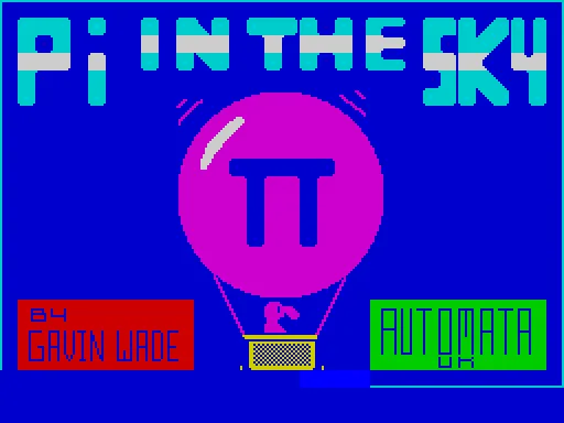 Pi in the Sky — ZX Spectrum — скриншот