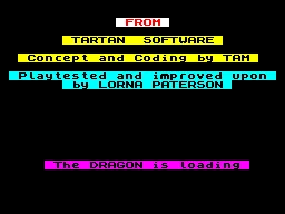The Lost Dragon — ZX Spectrum — скриншот