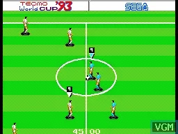 Tecmo World Cup '93 (Europe) — Sega Master System — скриншот
