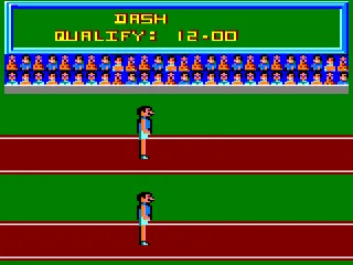 Track and Field — Amstrad CPC — скриншот
