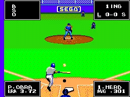 Reggie Jackson Baseball (USA) — Sega Master System — скриншот