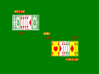 Samantha Fox Strip Poker — Amstrad CPC — скриншот