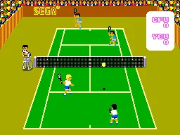 Great Tennis (Japan) (En) — Sega Master System — скриншот