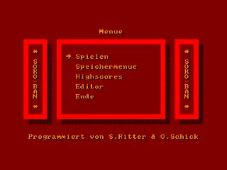 Soko-Ban — Amstrad CPC — скриншот