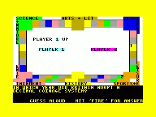 Trivia — Amstrad CPC — скриншот