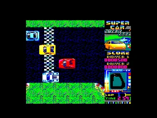 Super Stock Car — Amstrad CPC — скриншот