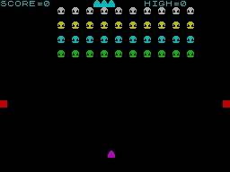 Galactic Raiders — ZX Spectrum — скриншот
