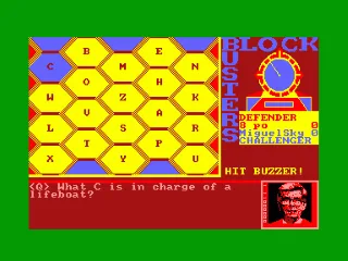 Blockbusters — Amstrad CPC — скриншот