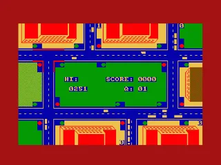 Traffic — Amstrad CPC — скриншот