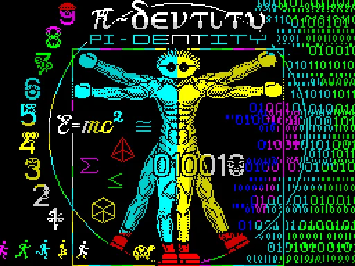 Pi-Dentity — ZX Spectrum — скриншот