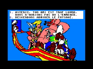 Asterix Chez Rahazade — Amstrad CPC — скриншот