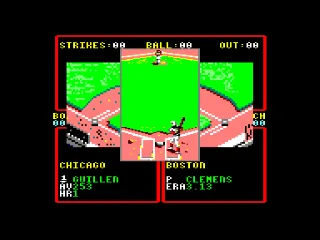 R.B.I. 2 Baseball — Amstrad CPC — скриншот