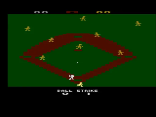 Super Baseball (USA) — Atari 2600 — скриншот
