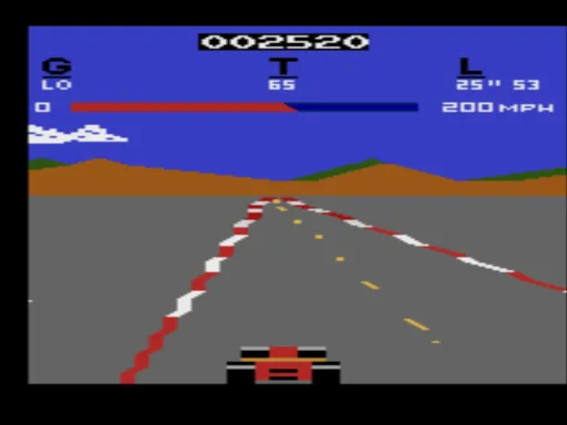 Pole Position (USA) — Atari 2600 — скриншот