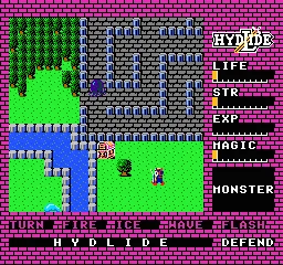 Hydlide (USA) — Денди/Nintendo — скриншот