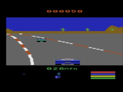 Fatal Run (USA) — Atari 2600 — скриншот