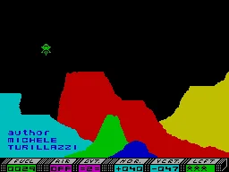 Galileo Lander — ZX Spectrum — скриншот
