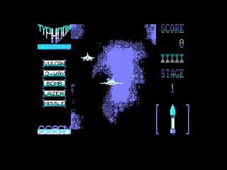 Typhoon — Amstrad CPC — скриншот