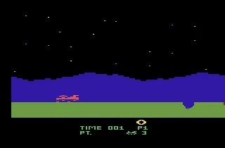 Moon Patrol (USA) — Atari 2600 — скриншот