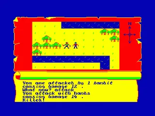 Ring of Darkness, The — Amstrad CPC — скриншот