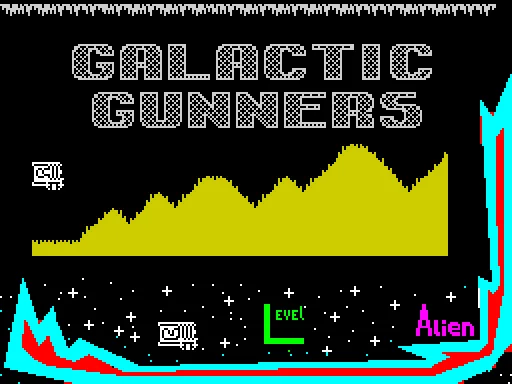 Galactic Gunners — ZX Spectrum — скриншот