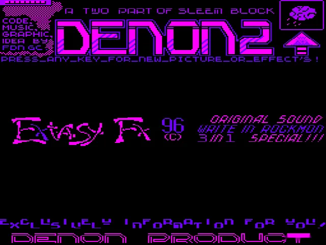 DENON (БК0011М) — БК-0010 — скриншот