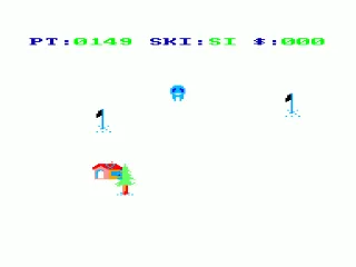 Tomy en el Slalom — Amstrad CPC — скриншот