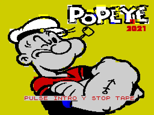 Popeye — ZX Spectrum — скриншот