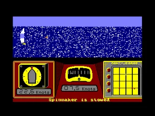 Sailing — Amstrad CPC — скриншот