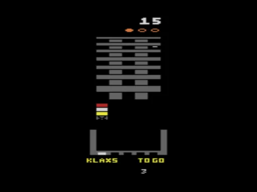 Klax (USA) — Atari 2600 — скриншот