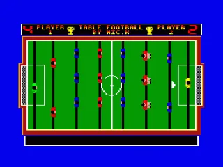 Table Football — Amstrad CPC — скриншот