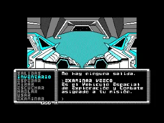 Aventura Espacial, La — Amstrad CPC — скриншот