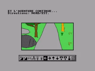 Septieme Continent, Le — Amstrad CPC — скриншот