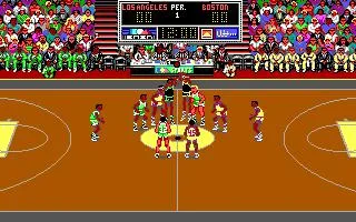 Lakers versus Celtics and the NBA Playoffs (USA, Europe) — Sega Mega Drive — скриншот