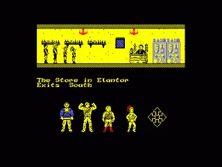 Quest for the Mindstone — Amstrad CPC — скриншот