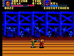 Pit-Fighter (Europe) — Sega Master System — скриншот