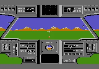 Super Huey UH-IX (USA) — Atari 7800 — скриншот