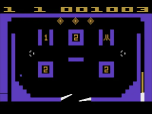 Video Pinball ~ Arcade Pinball (USA) — Atari 2600 — скриншот