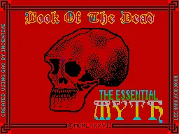 Book of the Dead — ZX Spectrum — скриншот