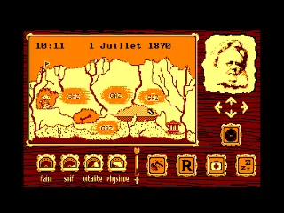 Voyage au Centre de la Terre — Amstrad CPC — скриншот