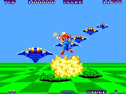 Space Harrier (Japan, USA) (En) — Sega Master System — скриншот